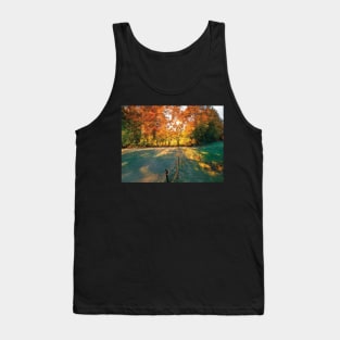 Golden Fall Picture Tank Top